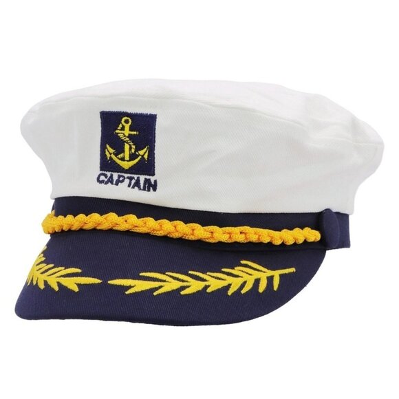 2/$30 NWT Captain's Hat One Size Fits All - Picture 3 of 8